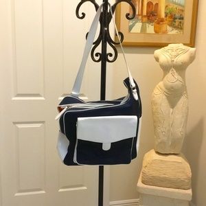 Cortiglia Messenger Tennis Bag H 18”by w 16”Dep. 9